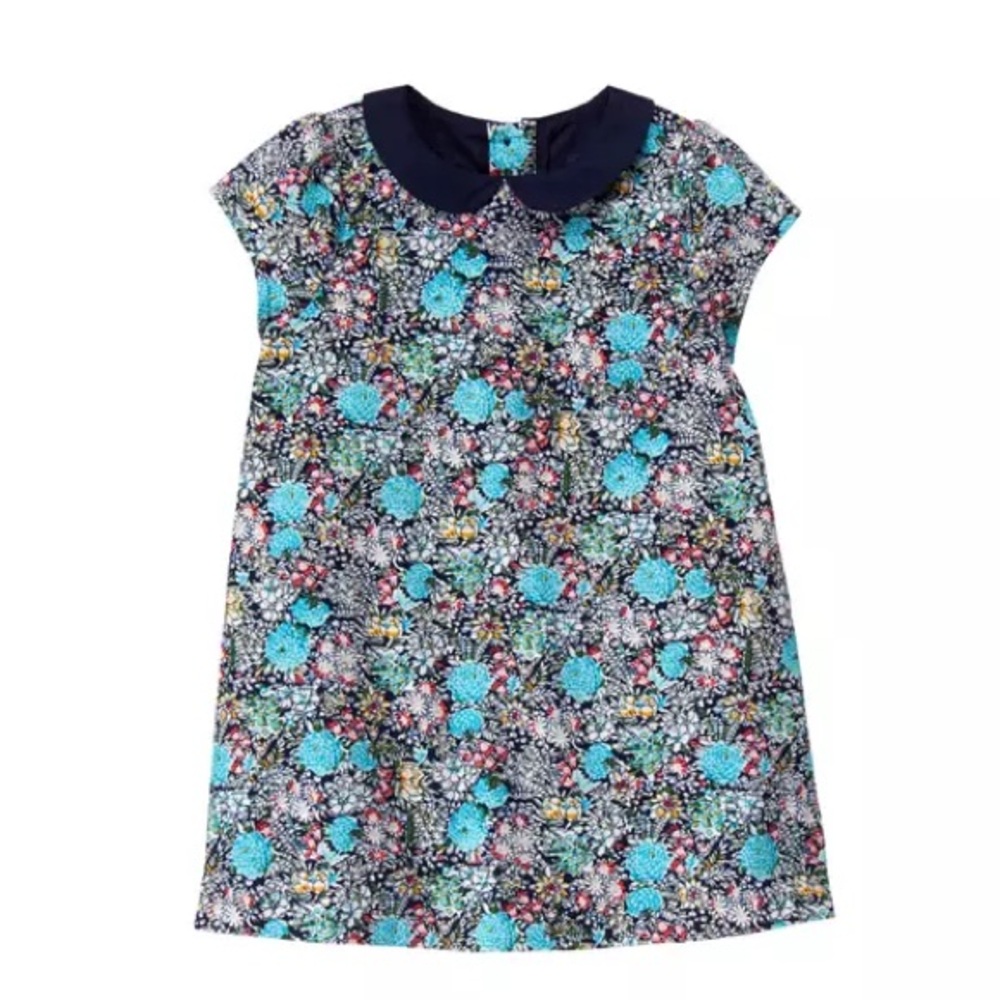 Janie & Jack Floral Corduroy Dress. Size 5.